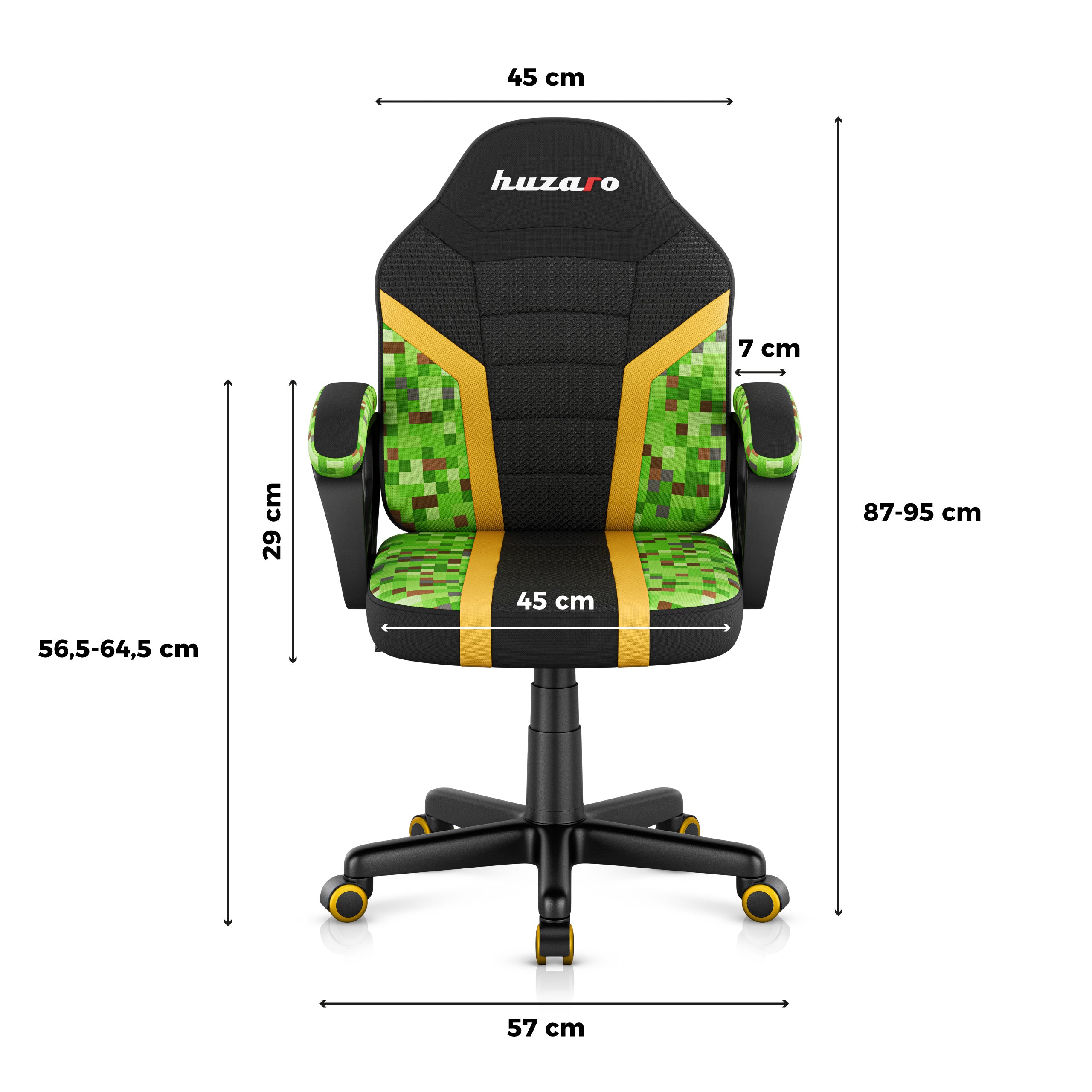 Detské herné kreslo HUZARO RANGER 1.0 Pixel Mesh