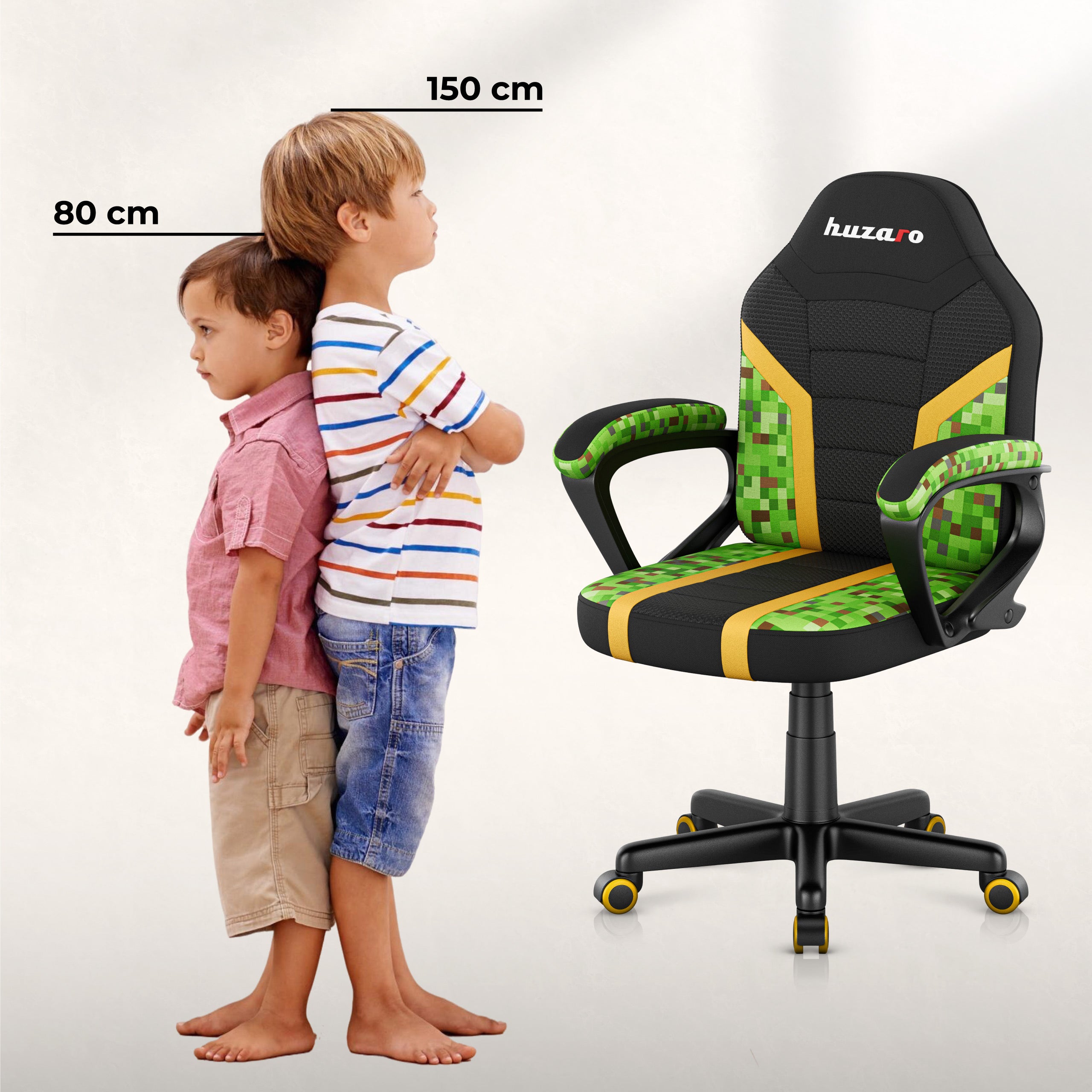 Detské herné kreslo HUZARO RANGER 1.0 Pixel Mesh