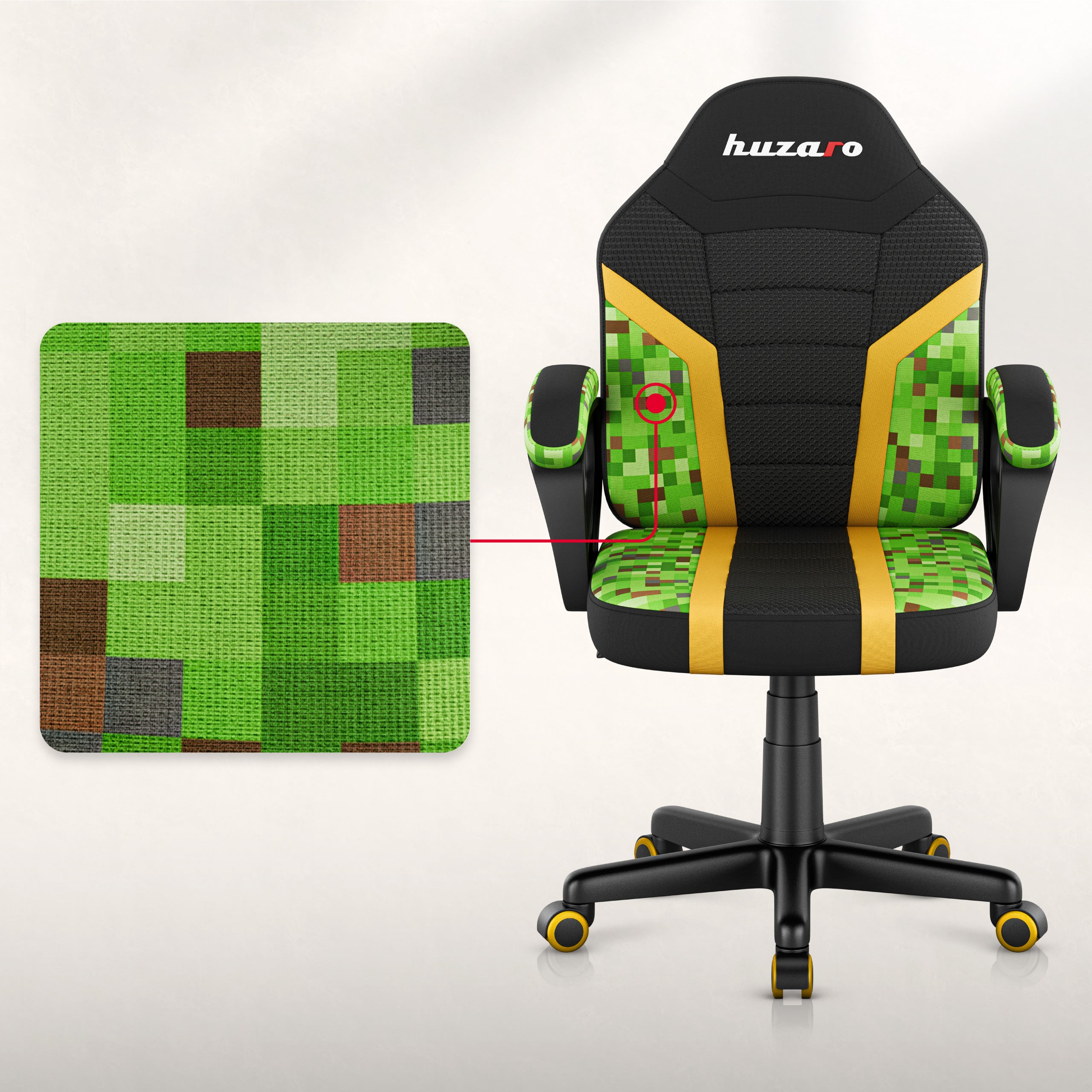 Detské herné kreslo HUZARO RANGER 1.0 Pixel Mesh