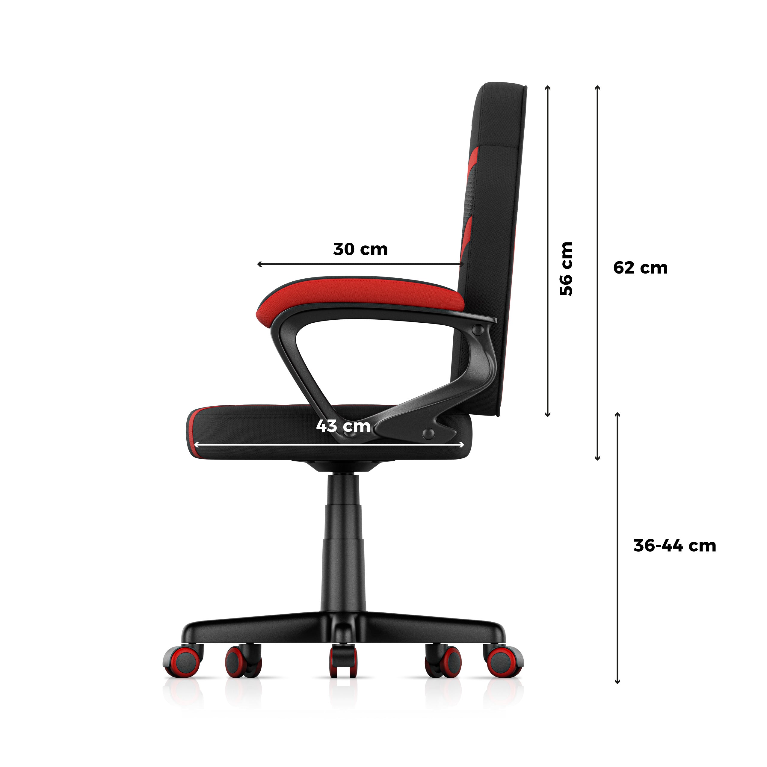 Detské herné kreslo HUZARO RANGER 1.0 Red Mesh