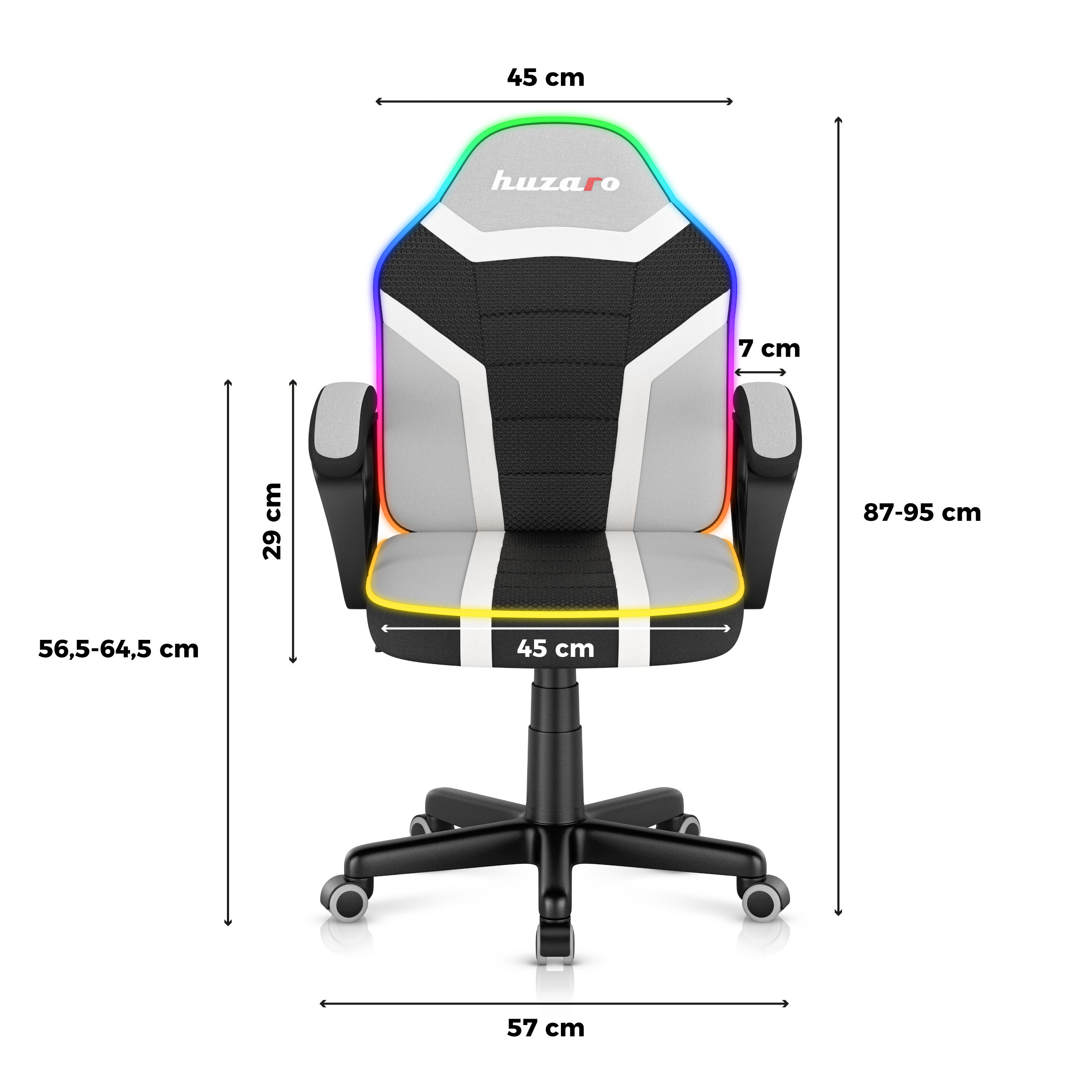 Detské herné kreslo Huzaro Ranger 1.0 RGB