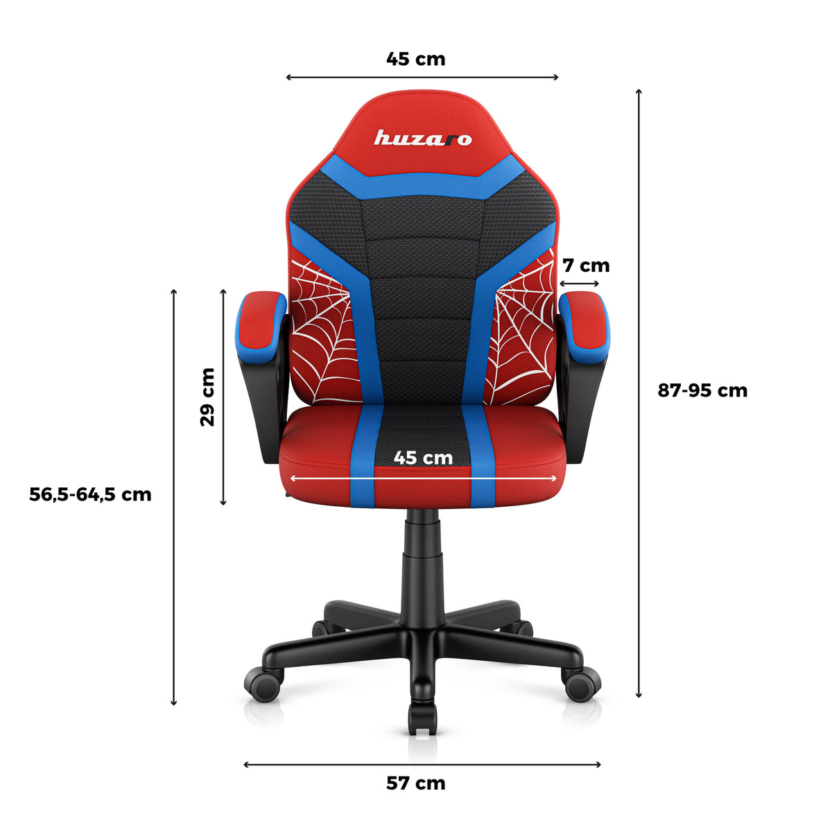 Detské herné kreslo Huzaro Ranger 1.0 Spider Mesh