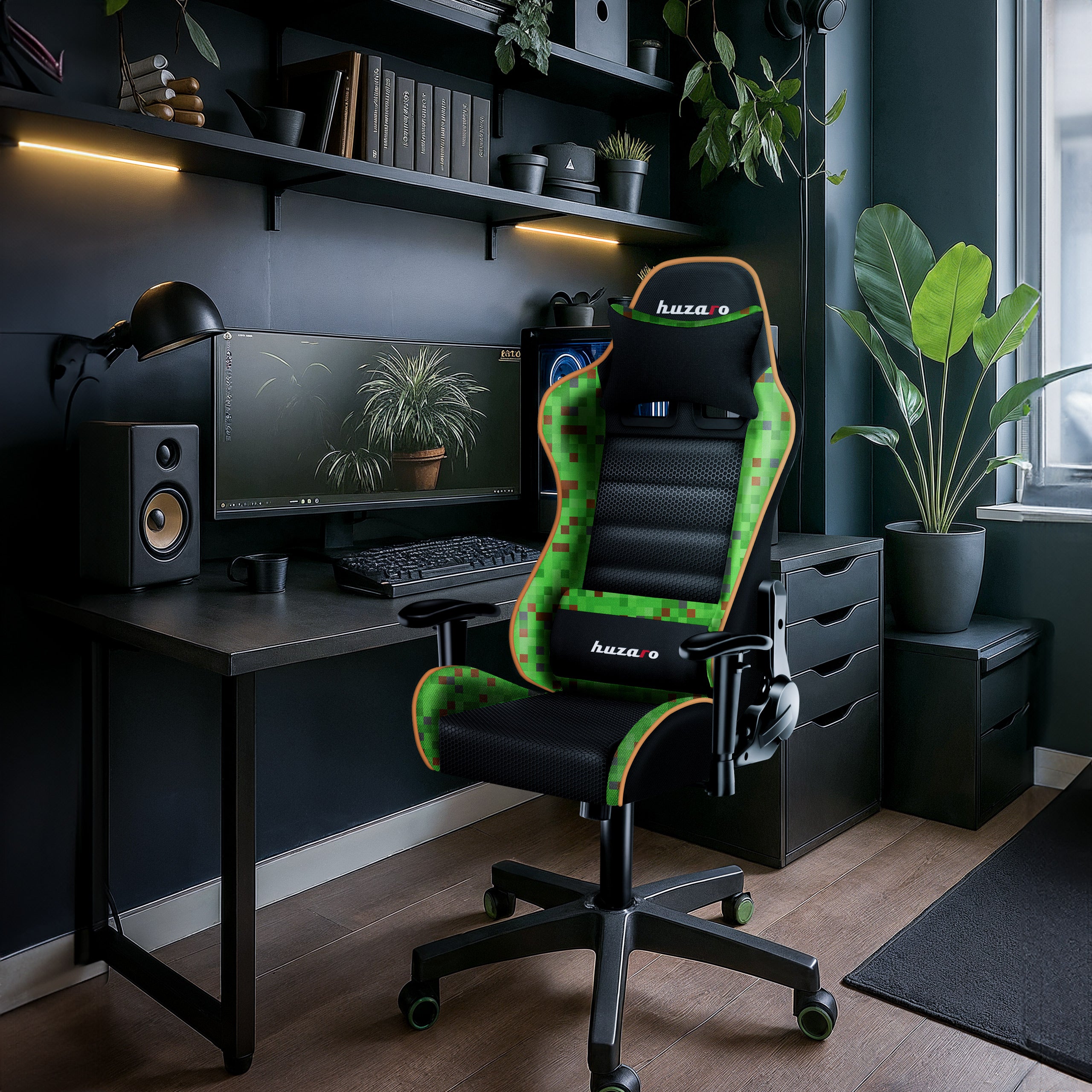 Detské herné kreslo HUZARO RANGER 6.0 Pixel Mesh