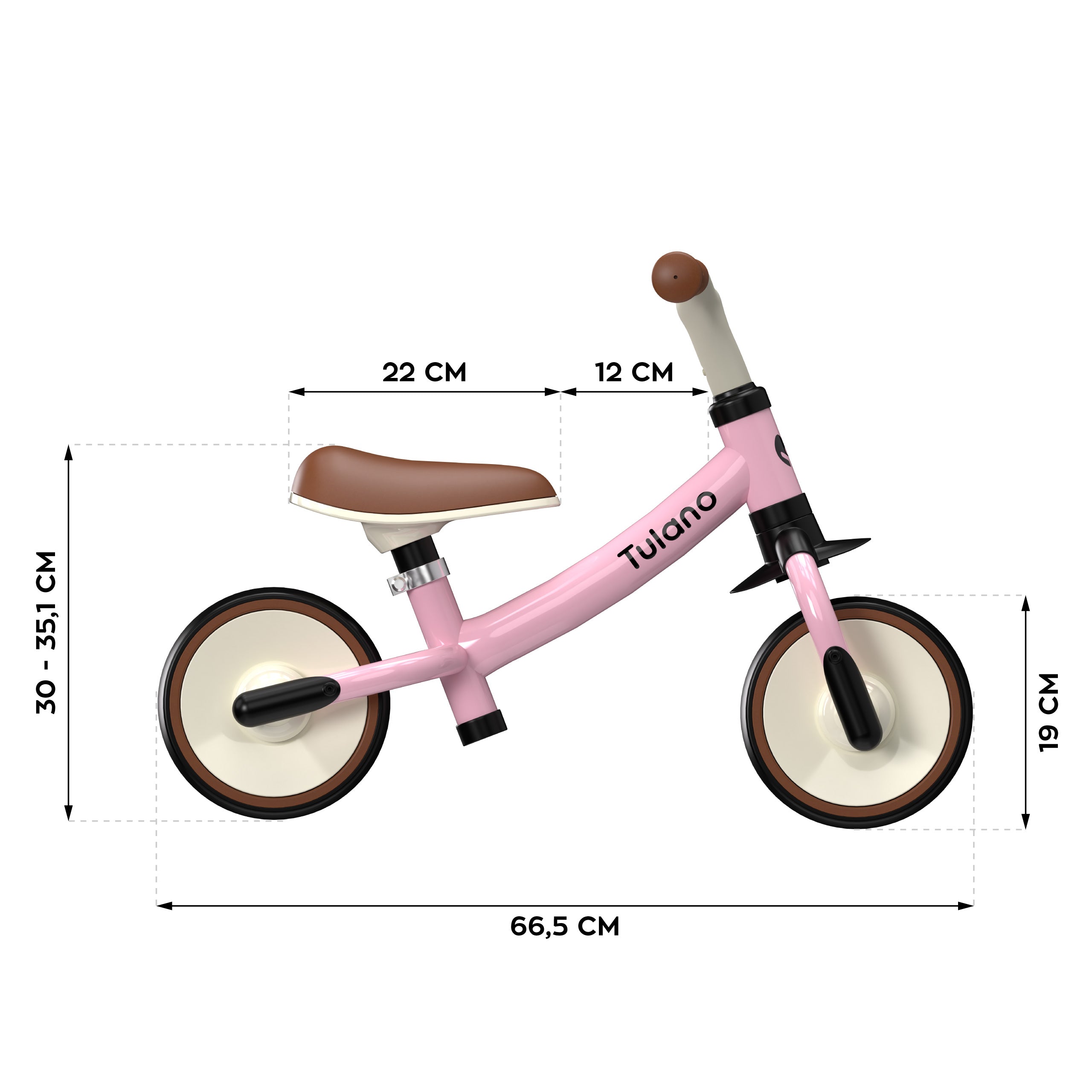 Bežecký bicykel Tulano Scout 15 Pink