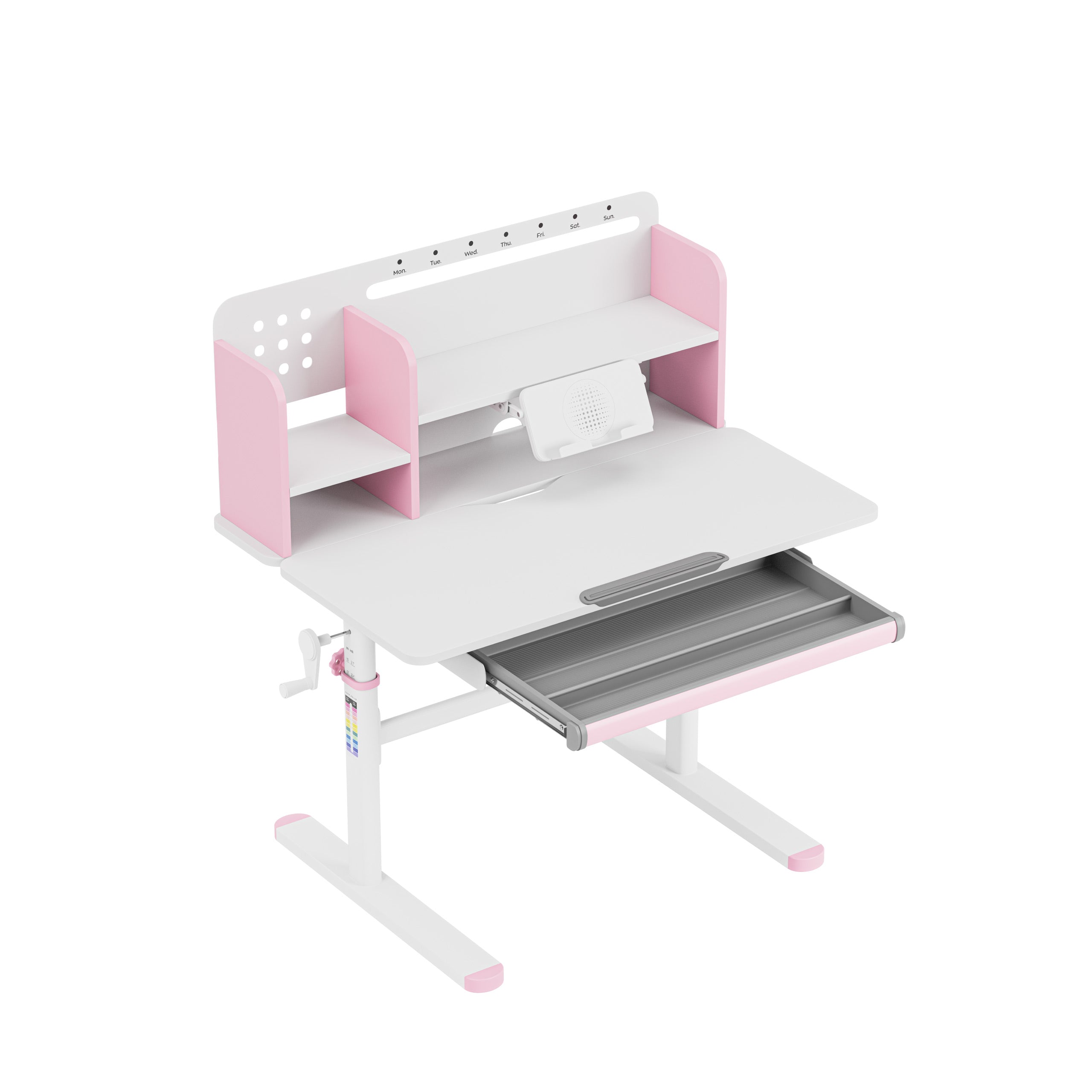 Ergonomický detský písací stôl Mark Adler Study 5.0 Pink 90 cm