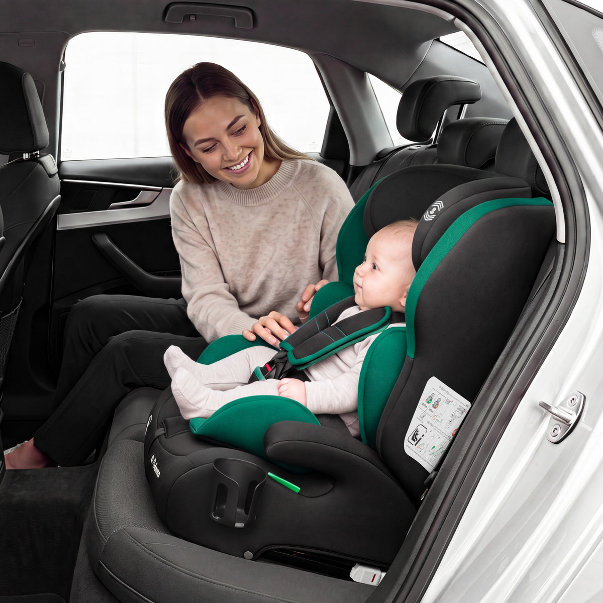 Detská autosedačka Tulano 76-150 cm Zooma 45 Green I-Size